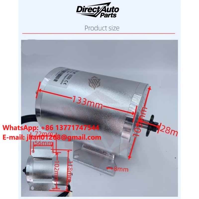 Zestaw do konwersji motocykla  – Electric Motorcycle Conversion Kit 72V recenzja i cena