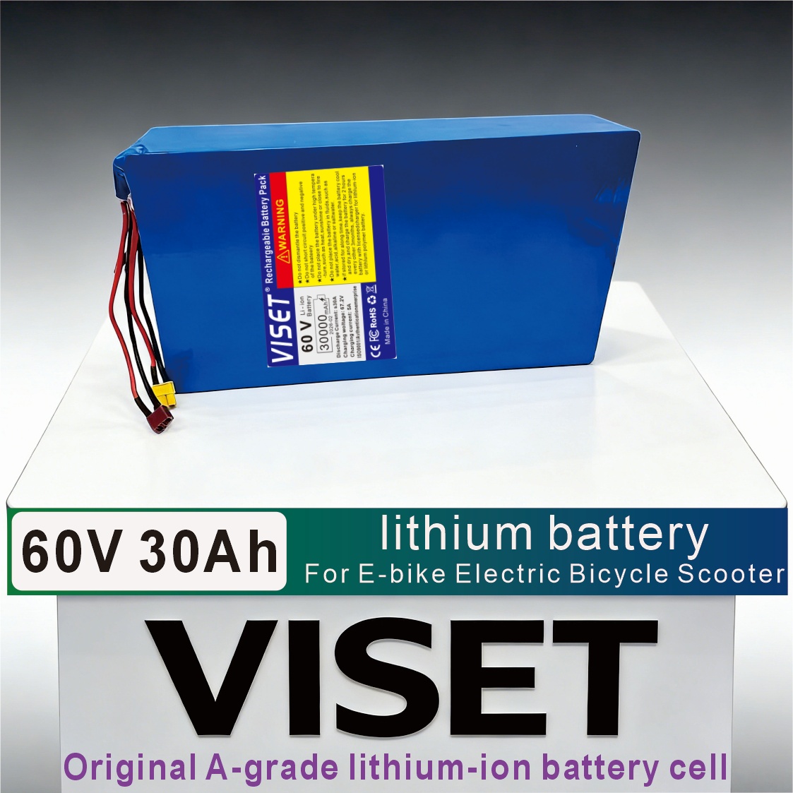 VISET 60V 30AH Akumulator rowe – 60V 30Ah Electric Scooter Battery recenzja i cena