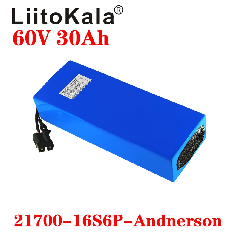 LiitoKala 60V 30ah 16 s6p skut – 60V 30Ah Electric Scooter Battery recenzja i cena